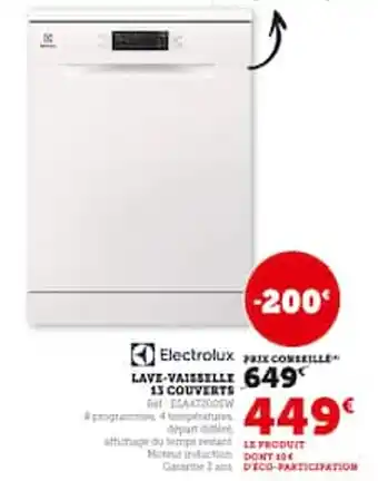 Hyper U LAVE-VAISSELLE 13 couverts offre