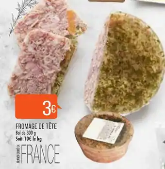 Match Fromage De Tête offre