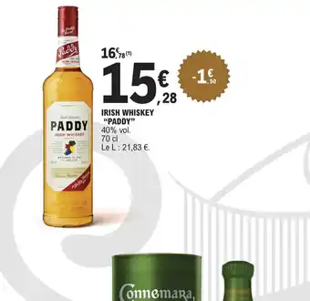 E.Leclerc IRISH WHISKEY "PADDY offre