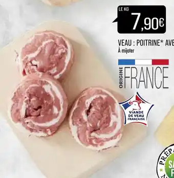 Match Veau : Poitrine offre