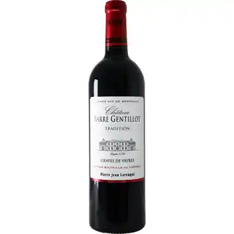 E.Leclerc Château barre gentillot tradition, 2019 - graves de vayres aop - rouge - 75 cl offre