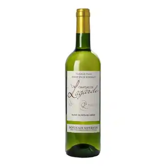 E.Leclerc Château de lagarde cuvée prestige, 2015 - bordeaux supérieur aop - blanc - 75 cl offre