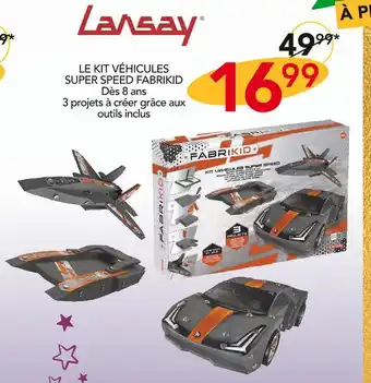 Stokomani Lansay le kit véhicules super speed fabrikid offre
