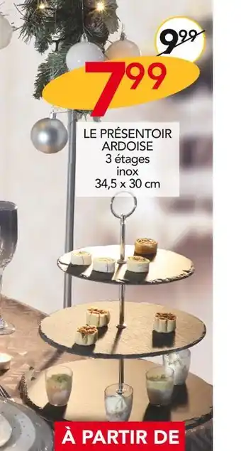 Le présentoir ardoise