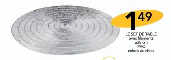 Stokomani Le set de table offre