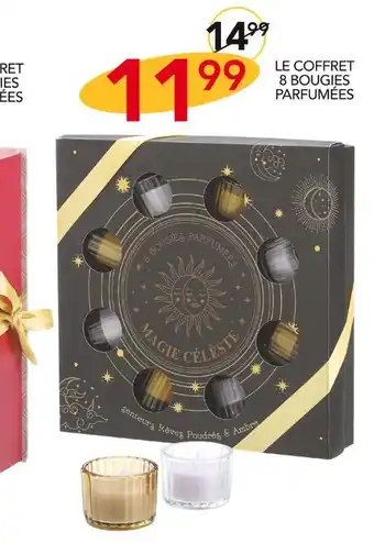 Magie célesté le coffret 8 bougies parfumées
