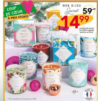 Stokomani Mon bijou secret la bougie bijou offre