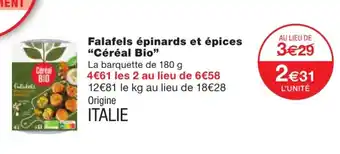 Falafels épinards et épices