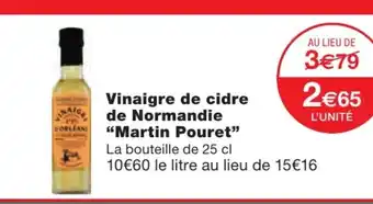 Vinaigre de cidre de Normandie