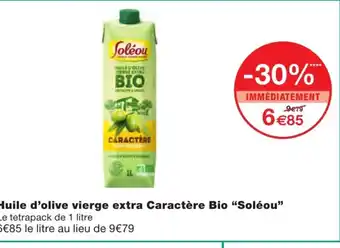 Monoprix Huile d'olive vierge extra Caractère Bio offre
