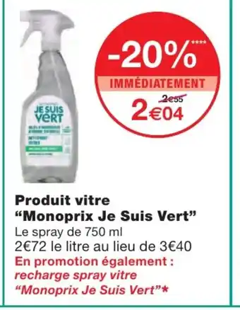 Produit vitre
