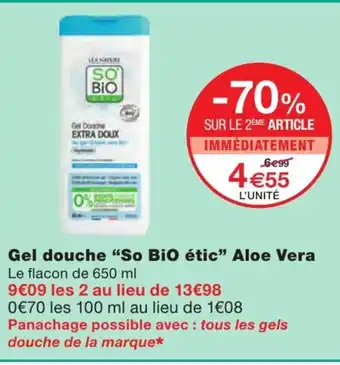 Monoprix Gel douche offre