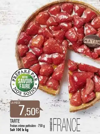 Match Tarte offre