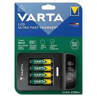 Chargeur de piles avec 4 piles aa - 57685101441