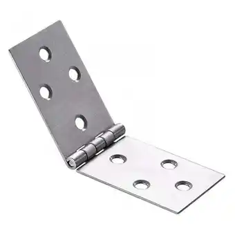 Charnière universelle inox pour meuble, l.40 x l.120 mm