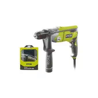 Bricorama Pack ryobi perceuse à percussion rpd1200-k - 1200w - coffret de 69 accessoires - rak69mix offre