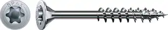 Lot de 30 vis acier tête fraisée torx spax, diam.6 mm x l.100 mm