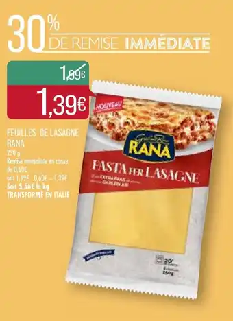 Match Feuilles De Lasagne Rana offre