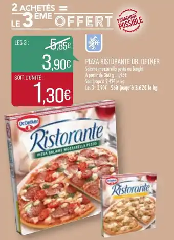 Match Pizza Ristorante Dr. Oetker offre