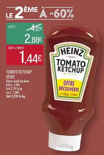 Match Tomato Ketchup Heinz offre