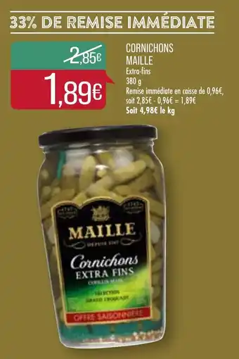 Match Cornichons Maille offre