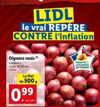 Lidl Oignons rosés offre
