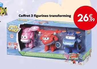 Maxi Bazar Coffret 3 figurines transforming offre