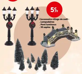 Maxi Bazar L’accessoire village de noël offre