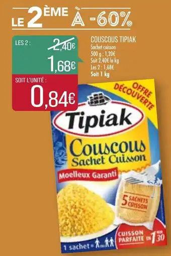 Match Couscous Tipiak offre