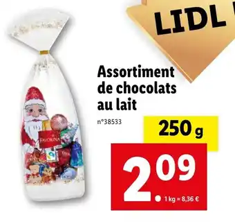 Lidl Assortiment de chocolats au lait offre