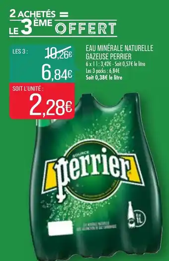 Match Eau Minérale Narurelle Gazeuse Perrier offre