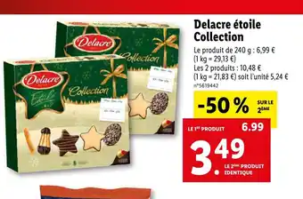 Lidl Delacre étoile Collection offre