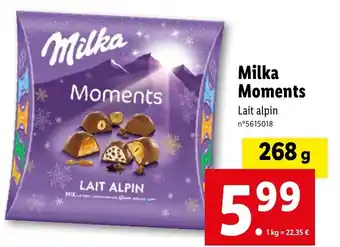 Lidl Milka Moments offre