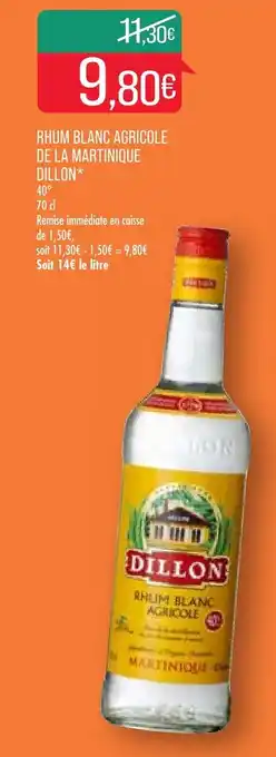 Match Rhum Blanc Agricole De La Martinique offre