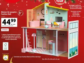 Lidl Maison de poupées Fashion Doll offre