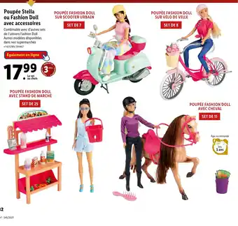 Lidl Poupée Stella ou Fashion Doll avec accessoires offre