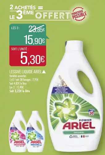 Match Lessive Liquide Ariel offre