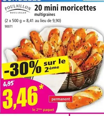Norma POULAILLON 20 mini moricettes offre