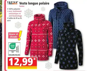 Norma TOPTEX® Veste longue polaire offre