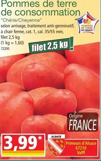 Norma Pommes de terre de consommation offre