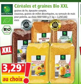 Norma Céréales et graines Bio XXL offre