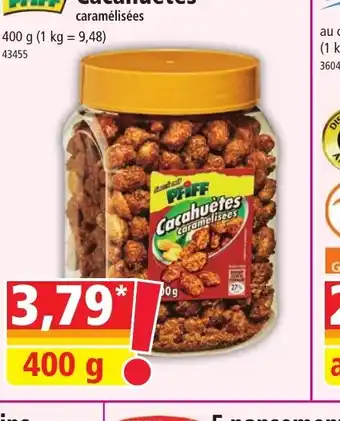 Norma PFIFF/ Cacahuètes offre