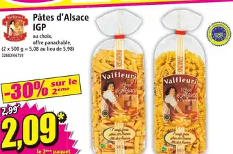 Norma Pâtes d'Alsace IGP offre