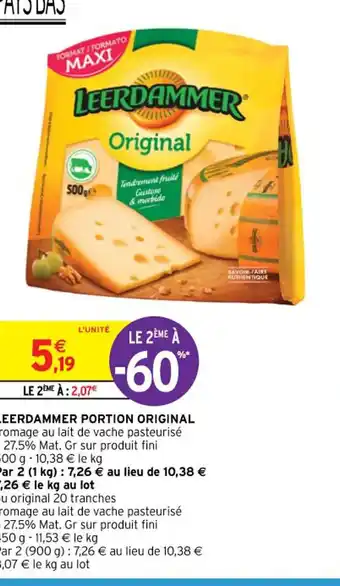 Intermarché LEERDAMMER PORTION ORIGINAL offre