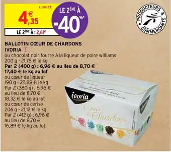Intermarché BALLOTIN CŒUR DE CHARDONS IVORIA I offre