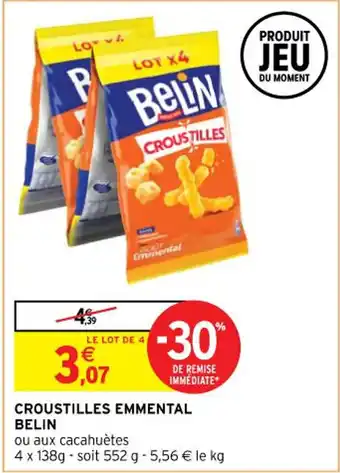 Intermarché CROUSTILLES EMMENTAL BELIN offre