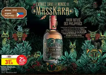 Intermarché RHUM MASSKARA DON PAPA offre