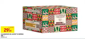 Intermarché CALENDRIER DE L'AVENT 12 BIÈRES offre
