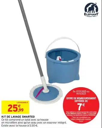 Intermarché KIT DE LAVAGE SMARTEO offre