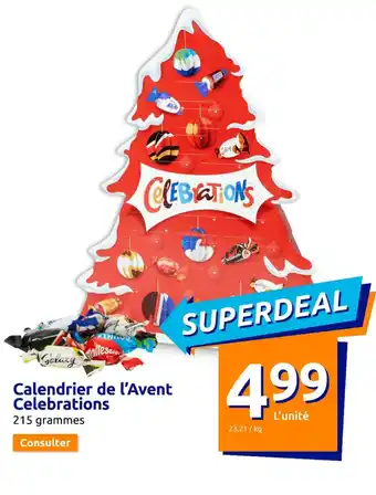 Action Calendrier de l'Avent Celebrations offre